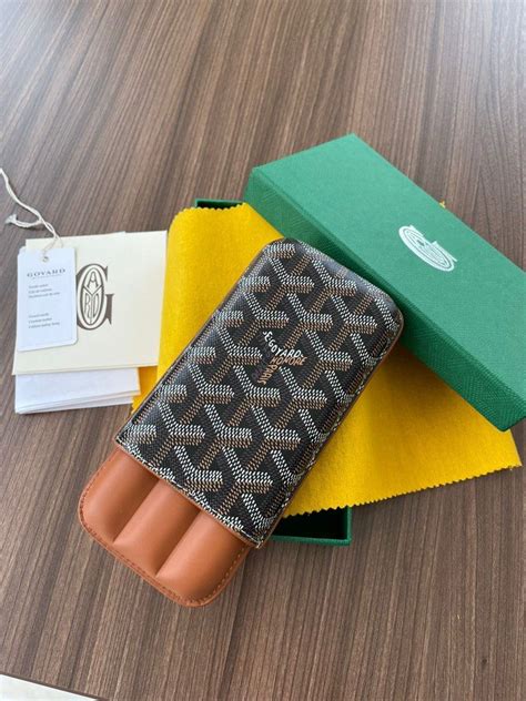 goyard airpod case real|maison goyard cigar case.